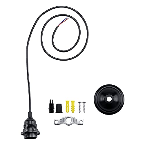 4 Pack Industrial Mini Pendant Light Kit (4 Count)