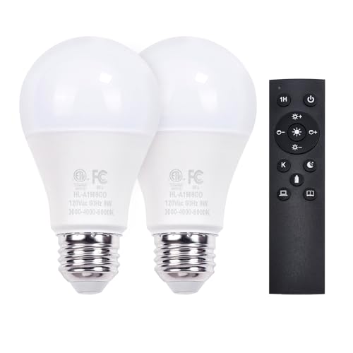 A19 LED Remote Control Bulbs