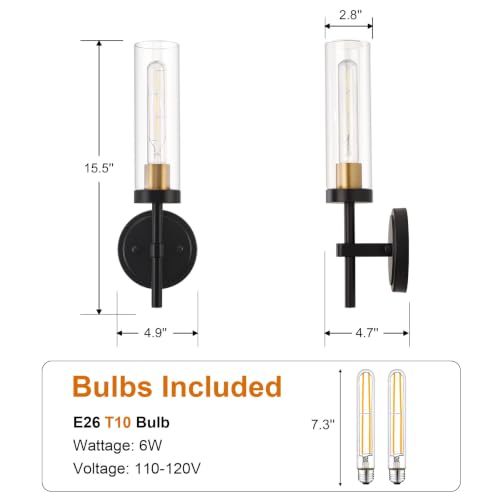Hardwired Wall Sconces Set of Two (2 Count)