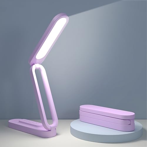 LED Desk Lamp for Office Home & Battery Operated Lamp Rechargeable Lamp Foldable & Portable Light