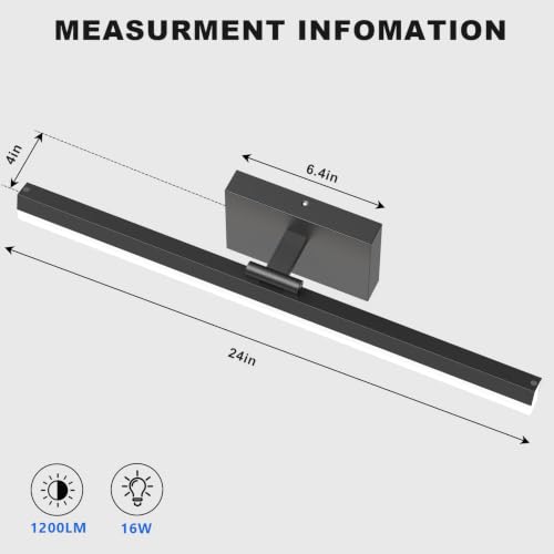Modern Bathroom Vanity Light 24 inch