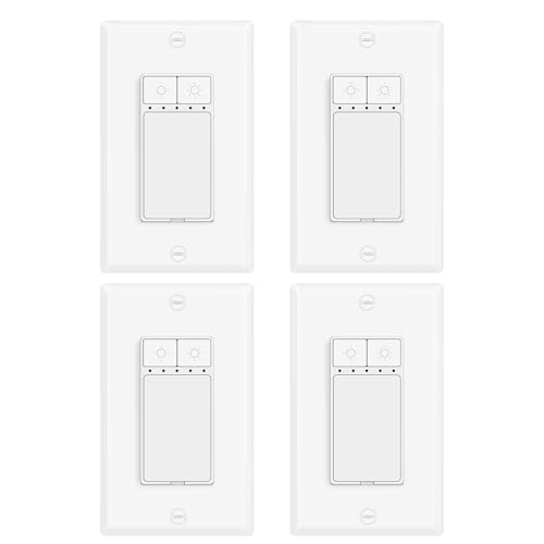 4 Pack Dimmer Light Switch