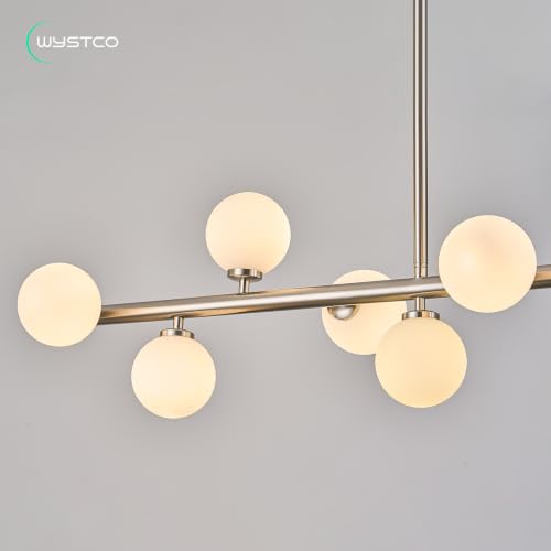 Mid Century Modern Globe Sputnik Chandelier