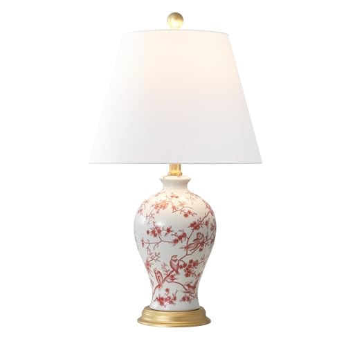 Grace 24" French Country Floral Urn Ceramic Lamp