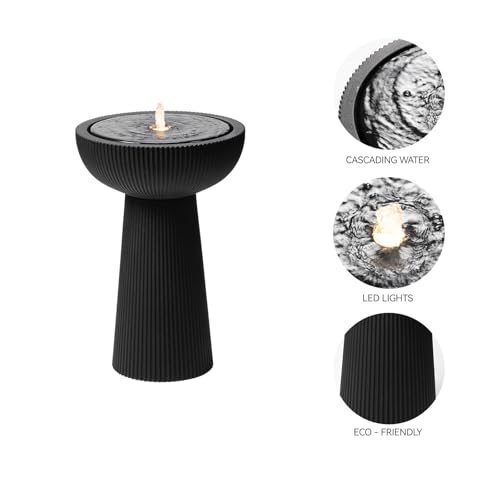 23.23" H Outdoor Water Fountain Made with Eco