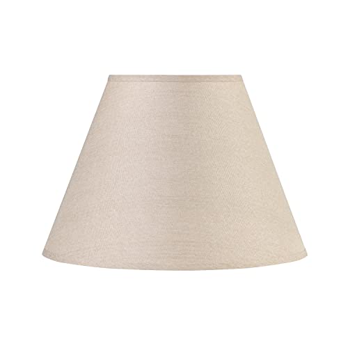 32092A Transitional Empire Shape Spider Construction Lamp Shade in Medium Brown