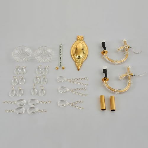 Gold Traditional Crystal Wall Sconce
