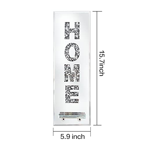 Crystal Crush Diamond Wall Candle Holder Set of 2 (2 Count)
