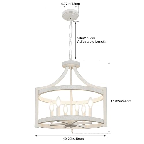 6 Light Farmhouse Chandelier