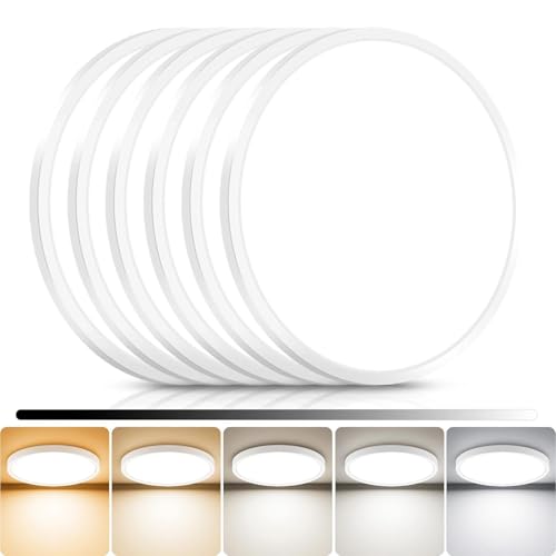 6Pack 13inch LED Flush Mount Ceiling Light (6 Count)