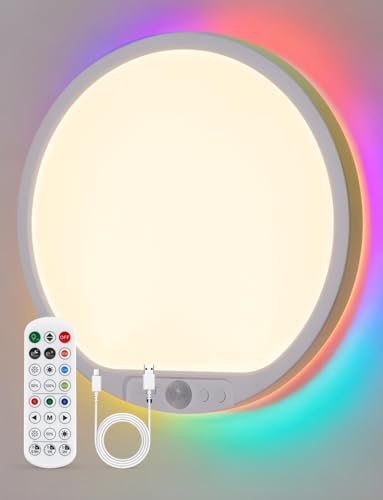Rechargeable Battery Operated Ceiling Light for Shower Wireless
