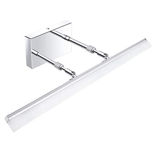 24 inch Modern LED Vanity Lights Adjustable Bathroom Vanity Light Fixtures Chrome Bathroom Light Fixture Over Mirror 5500K