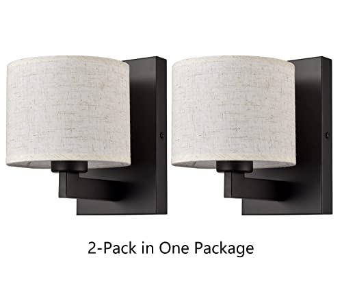 Farmhouse Black Wall Sconces Set of 2 (2 Count)