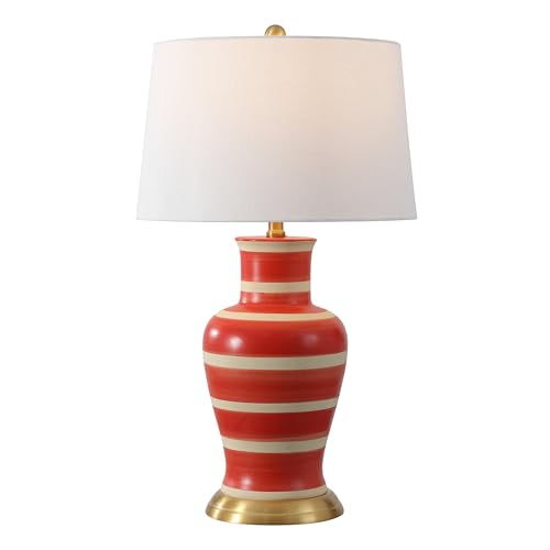 Julian Classic Ceramic Urn Metal LED Table Lamp 29"