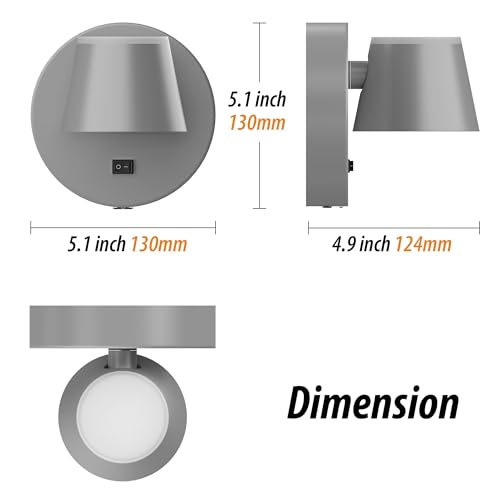 Battery Operated Wall Sconce with Remote