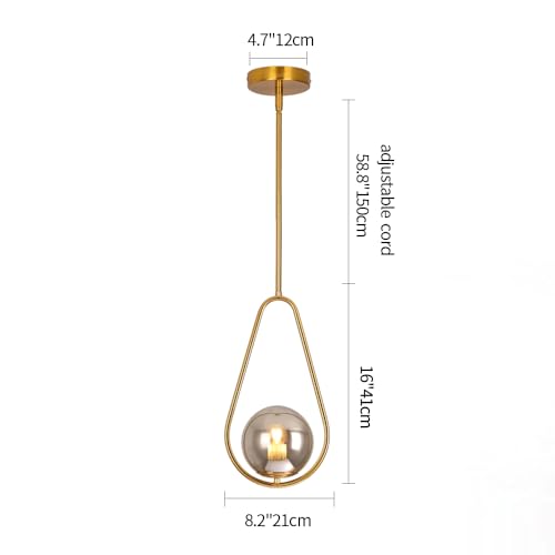 Pendant Lighting Brass Finished Modern Style Kitchen Island Lighting