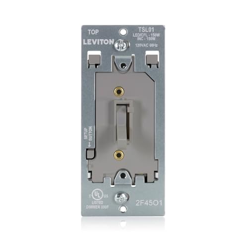 Toggle Slide LED Advanced Dimmer Switch for 150W Dimmable LED