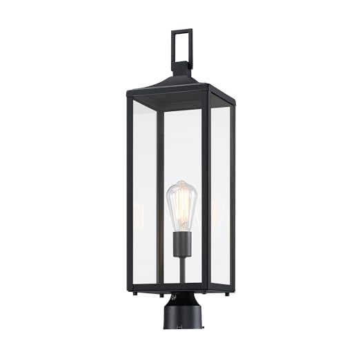 25.6 Inch Photocell Outdoor Lamp Post Light with Dusk To Dawn Sensor