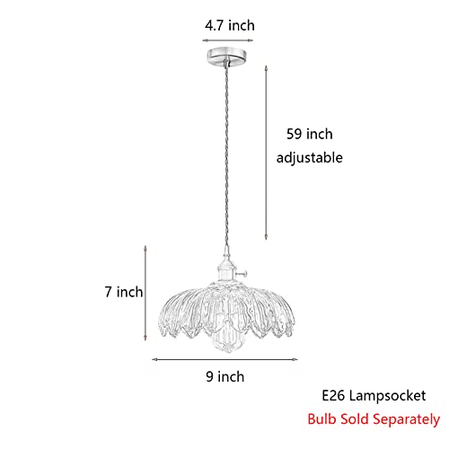 Grass Green Glass Pendant Light Fixtures Medium 9.8 Inches Lampshade Gold Brass Finish and Switch Vintage Pendant Ceiling Lamp Copper Pendant Lighting