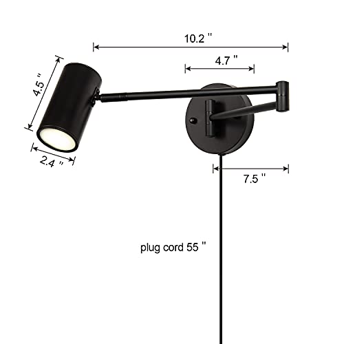 2 Pack Plug in Wall Sconce (2 Count)