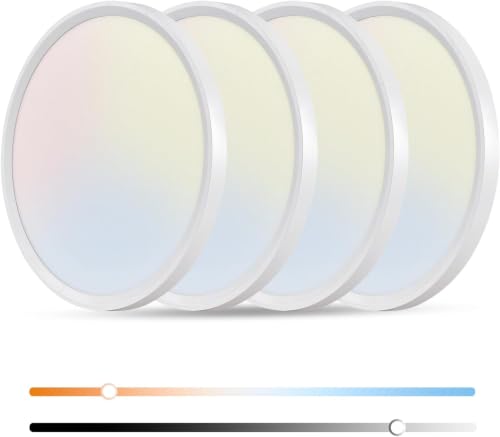 4PK Dimmable 15.8 Inch Led Ceiling Light Flush Mount (4 Count)