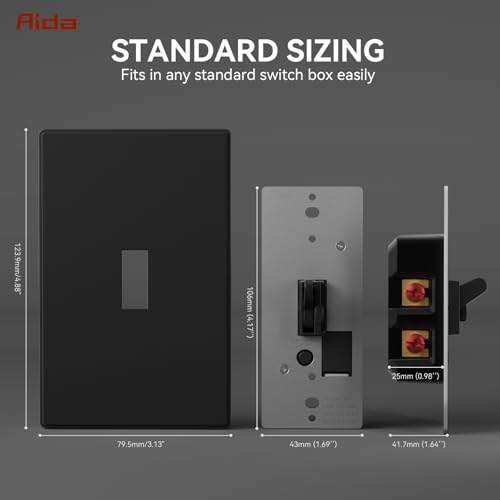 Digital Toggle Dimmer Switch for Dimmable LED