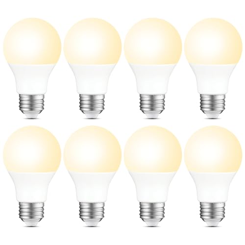 A19 LED Light Bulbs 60W Equivalent (4 Count)