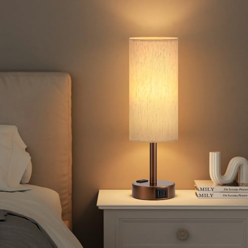 Brown Bedside Lamp for Bedroom
