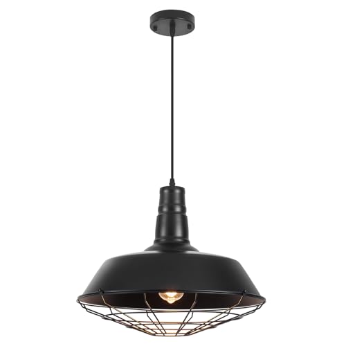 Black Farmhouse Pendant Light