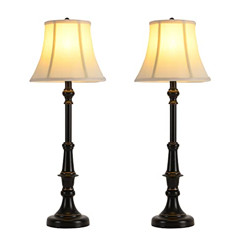 2 Pack Vintage Style Buffet Table Lamp (2 Count)