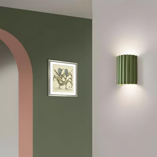 Modern LED Wall Sconce Minimalist Resin Wall Light Nordic Style Half