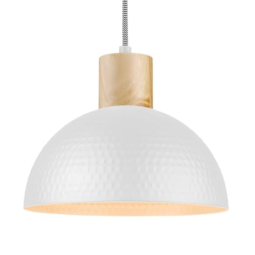 12" Hammered Pendant Light