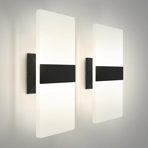 14 Inch Indoor LED Wall Sconce (2 Count)