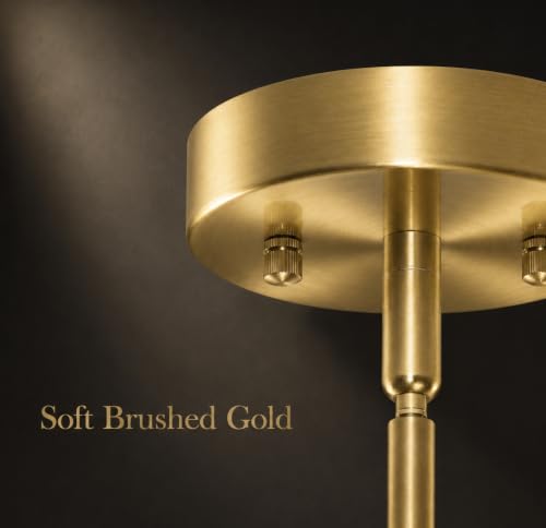 Brushed Gold Pendant Lights Kitchen Island 2 Pack (2 Count)