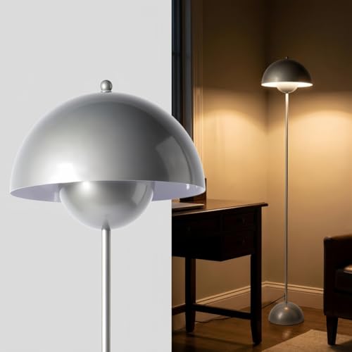 Mid Century Modern Metal Bud Floor Lamp for Home and Office