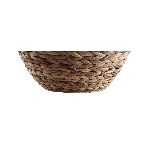 Alaro Table Lamp Woven Water Hyacinth Basket 24.5"