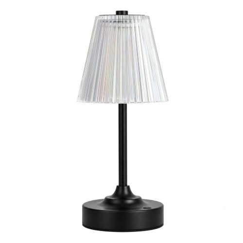 Black Cordless Rechargeable Table Lamp