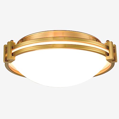 Modern Gold Flush Mount Ceiling Light