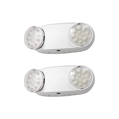 Emergency Lights with Battery Backup (2 Count)