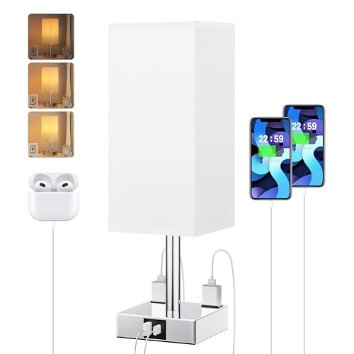 White Touch Table Lamp for Bedroom