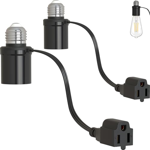Light Socket Outlet Adapter (2 Count)