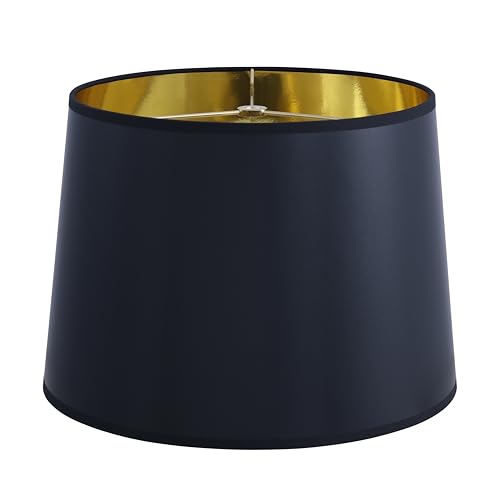 32327 Transitional Hardback Empire Shaped Spider Construction Lamp Shade in Black w