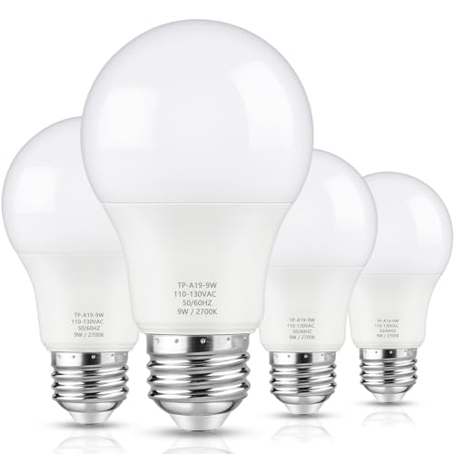 A19 LED Light Bulbs (4 Count)