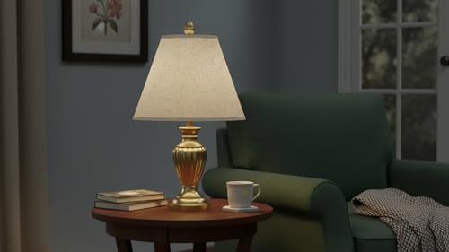 32291A Transitional Hardback Empire Shaped Spider Construction Lamp Shade in Flaxen