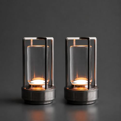 2 Pack Cordless Table Lamps