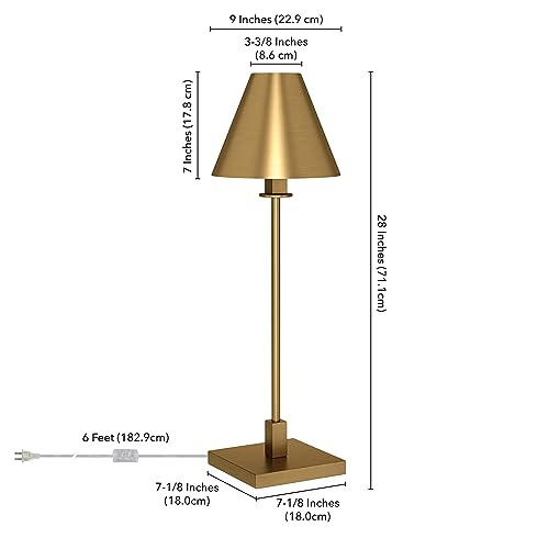 28" Modern 1 Light Table Lamp