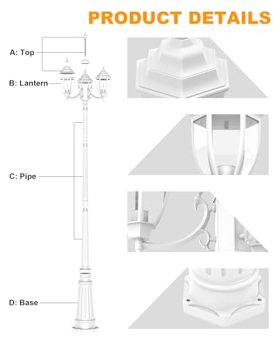 Lamp Post Outdoor Lighting