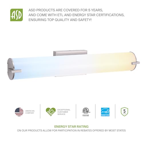 LED 18" Vanity Wall Mount Light Fixture (4 Count)