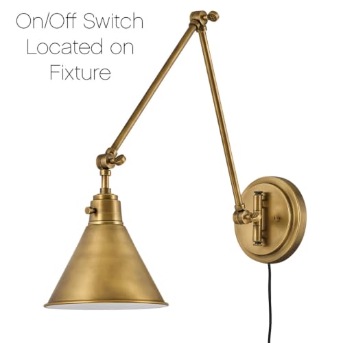 Arti Medium Long Swing Arm Single Light Wall Sconce