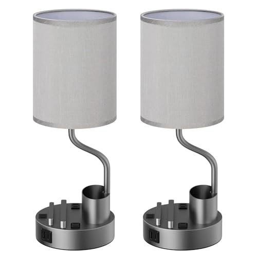 Bedside Lamps for Bedroom Set of 2 (2 Count)